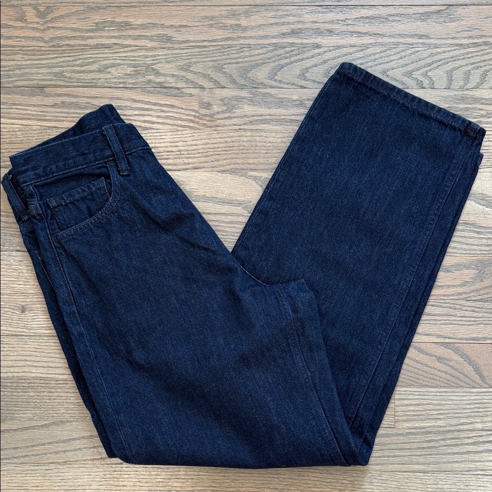 UNIQLO Men's Dark Blue Baggy Jeans